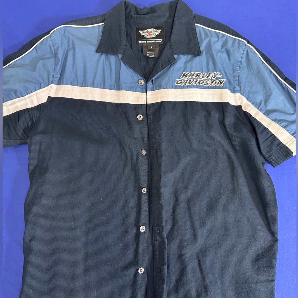 Vintage Harley Davidson Button Shirt